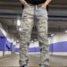 Men's Clothing Retro Distressed Washed Vintage Washed Distressed Ripped Loose Fit Bootcut Jeans For Men, High Street Hip Hop Straight Leg Denim Pants_mkmklike.com