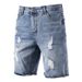 Men's Clothing Summer Sports Pants Washable Terry Casual Shorts Ripped Pants_mkmklike.com