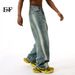 EF JEANS | 2024 New Product Foundation American High Street Gradual Change Design Loose Casual Pants Straight Jeans Tide_mkmklike.com