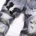 Spring And Summer Retro Splicing Ripped Patch Jeans Men's Embroidered Slim-fitting Pants Men's Elastic Embroidered Long Pants_mkmklike.com