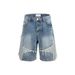 European And American Cross-border Popular For Men, With Five-pointed Star Patchwork, Loose Straight-leg Denim_mkmklike.com