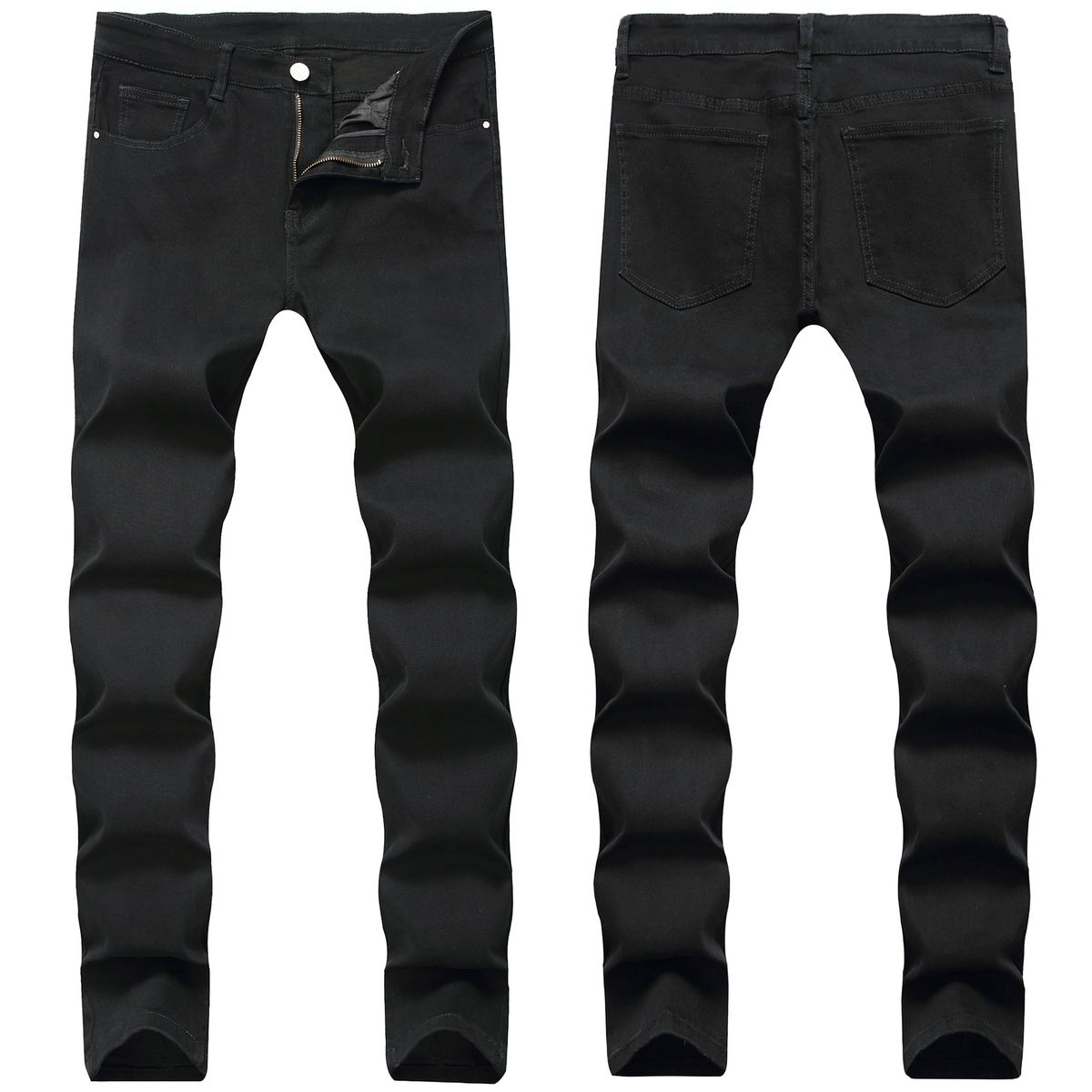 Men's Clothing Black Jeans Summer Thin Style Denim Capital One Piece Dropshipping_mkmklike.com