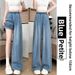 Women's Lyocell Tencel Jeans Summer Thin Loose Fit plus Size Straight Leg Wide Leg Pants for Curvy And Petite Figures_mkmklike.com