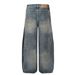 Men's Clothing Retro Blue Design Loose Scimitar Jeans_mkmklike.com