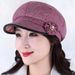 Hot Sale Wool Women Beret Hats New Casual Fashion Knitted Beanie Octagonal Hat Bonnet Hiver Femme Fleece Berets Cap_mkmklike.com