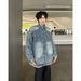 Pulse Pulse Style Side Stripe Denim For Men, Autumn Edition, Retro High-End Feel, European And American Trendy Brand, Striped Stand_mkmklike.com