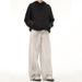 Men's Washed Vintage Distressed Jeans Relaxed Fit Trousers with Drape Effect Retro Casual Pants White More S-3XL_mkmklike.com