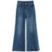 Women's Wide-Leg Flared Jeans, Fall/Winter 2025 New Style, Loose And Trendy, Popular Design Straight Pants_mkmklike.com