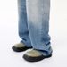Men's Clothing Summer New Products Retro White Washed Pattern Design Drape Straight Jeans_mkmklike.com