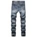 Men's Clothing Autumn/Winter New Men's Jeans, Personality, Nostalgic, Zipper Decoration, Jeans, Trendy Men_mkmklike.com