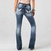 Women's High Waist Stretch Embroidered Denim Jeans - Comfortable & Stylish For Casual & Streetwear Fashion_mkmklike.com
