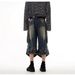 Men's Clothing Trendy Summer Jeans Hip Hop High Street Style Personalized Letter Cool Trousers_mkmklike.com