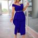 Women's Clothing fashion women's temperament commuting high waist mid length skirt dress_mkmklike.com