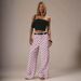 Women's Polka Dot Relaxed Jeans | Mid-Rise Straight Leg | Casual & Vintage Denim Pants_mkmklike.com