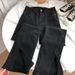 Women's High-Waisted Flared Stretch Denim Jeans Straight Leg Slimming Versatile Wide Leg Floor Length Trousers New Autumn Style_mkmklike.com