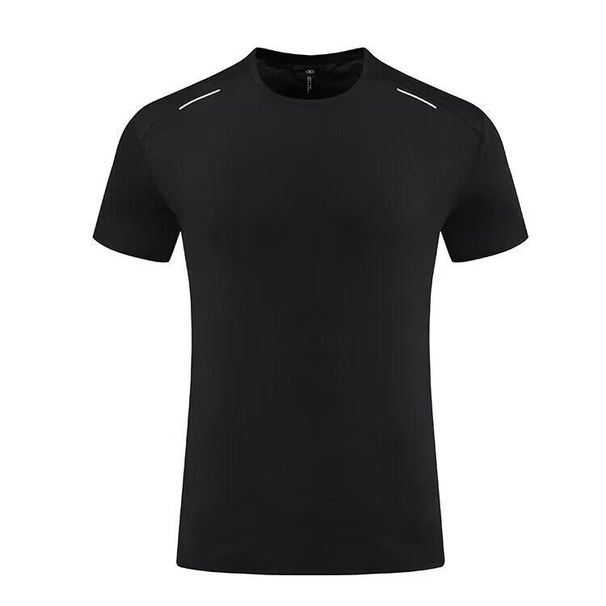 Men's Clothing Sports Quick-Drying Clothes T-Shirt Training Running Fitness Clothes Ice Silk Short Sleeves Loose Breathable Round Neck_mkmklike.com