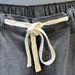 Men's Clothing Men's Summer Thin Black Jeans Tencel Lyocell Simple Elastic Waist Drawstring Loose Straight Leg Pants_mkmklike.com