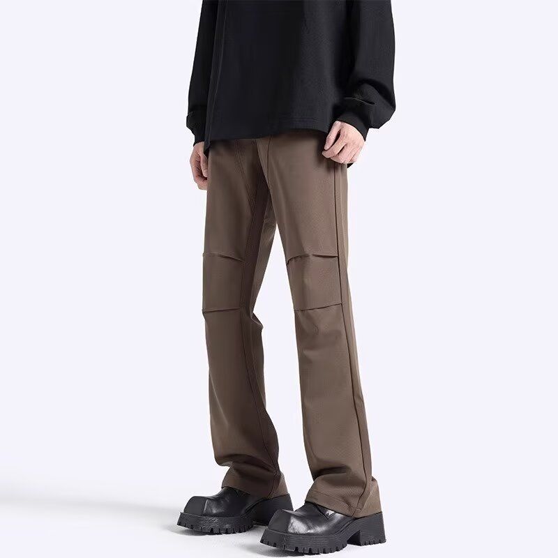 2025 Retro Micro-horn Jeans Casual Loose American High Street New Versatile Casual Long Pants Men_mkmklike.com
