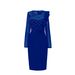 women's clothing slim hip skirt ruffled beaded mesh sleeves slim dress _mkmklike.com
