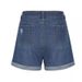 K Women's New Straight Tube Slim Fit Denim Shorts With Worn Edges And Rolled Edges_mkmklike.com