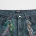 3D Digital Print Chain Distressed Jeans For Men Hip Hop Trendy Design Niche Wide-Leg Straight Long Pants_mkmklike.com