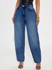 Retro Washed Denim Culottes For Women – Relaxed Harem Pants With Button Detail (S-XXL)_mkmklike.com