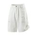 Men's Ripped And Distressed Denim Shorts Straight Leg Loose Fit Casual Five Point Pants Trendy Summer Style_mkmklike.com