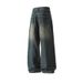Vintage Washed High-Stretch Jeans – 90s Streetwear Baggy Fit For Hip-Hop & Skate Culture (S-XXL)_mkmklike.com