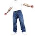 Men's Clothing Men's Crochet Jeans Mid Rise Straight Leg Wide Leg Trousers Elegant Diamond Pattern For Formal & Casual_mkmklike.com