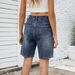 K Street Washing New Fashionable And Cool Denim Five Quarter Pants For Women_mkmklike.com