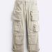 Men's Clothing 2025 New Autumn Men's Loose Versatile Workwear Pocket Decoration Wide Leg Washed Loose Denim Casual Pants_mkmklike.com