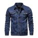 Northfold 2024 New Spring Autumn Winter Shirt Jacket Japanese Style Casual Youth Fashion Workwear Denim Coat Men's Clothing_mkmklike.com