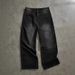High Street Retro Washed Distressed Jeans Loose Straight Leg Wide Leg Trousers Trendy Brand Floor Length For Teenagers Men_mkmklike.com