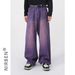 Men's Clothing color wide leg pants straight loose straight washed white jeans for men and women_mkmklike.com