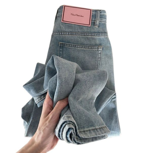 Women Wide Leg Baggy Jeans Lady Vintage Y2K Punk Low Rise Waist Loose Denim Pants Streetwear Fashion Trashy Long Skater Trousers_mkmklike.com