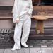 K Versatile Slimming Fashion Pioneer, Light Deconstruction, Split Cutting, Loose Curved Cocoon Shaped Jeans, Women's Banana Pants_mkmklike.com
