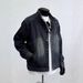 Korean Style Retro Washed Distressed Denim Jacket Long Sleeved Stand Up Collar Single Breasted For Spring And Autumn Versatile Trendy Clothing_mkmklike.com
