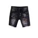 Men's Street Style Straight Leg Mid Length Ripped Denim Shorts Trendy Loose Fitting Five Point Summer Clothing_mkmklike.com