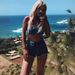 European American Vintage Classic High-waisted Denim Shorts With Side Slits, Holes, And Cat_mkmklike.com