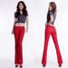 New Korean-style Slim-fit Candy-colored Women's Jeans, Elastic Colorful Micro-flared Pants, Wholesale And Dropshipping_mkmklike.com