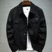 Northfold 2025 Spring Autumn New Unisex Casual Trendy Brand European And American Simple Turn-down Collar Denim Jacket_mkmklike.com