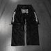 Men's Distressed Paint-Splatter Jeans – Retro Stretch Straight Leg Denim Pants With Embroidery, Comfort Fit For Streetwear & Casual (Blue, S-XXL)_mkmklike.com