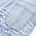 Men's High Street Distressed Frayed Hem Raw Edge Embroidered Jeans - Loose Fit Straight Leg Denim Pants With Boho Fringe Details_mkmklike.com
