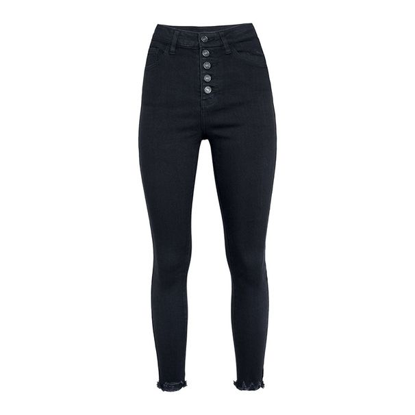 Women's Clothing Spring New Ladies Jeans Solid Color Stretch Leggings_mkmklike.com
