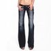 Women's European American Retro Low Rise Flared Jeans Y2K Street Style Slim Fit Autumn Washed Casual Cotton Polyester_mkmklike.com