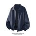 Cleanfit Short Flight Jacket For Men American Retro Spring Trendy Versatile Turn-Down Collar Coat Casual Cool Top_mkmklike.com
