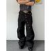 Vintage High-Waisted Straight Jeans – Distressed Button Fly & Relaxed Fit (S-3xl) Unisex Crotch Gusset_mkmklike.com