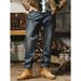 Men's Clothing Retro Jeans Casual Pants Straight Loose Versatile Handsome Trendy Men's Pants_mkmklike.com