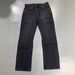 Men's American Streetwear Vintage Washed Black Relaxed-Fit Jeans – Distressed Straight-Leg Denim Pants For Fall & Winter_mkmklike.com