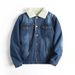 Lamb Wool Fleece Thickened Denim Jacket Winter New Windproof Warm Jacket Couple Jacket Trendy Men's Clothing_mkmklike.com
